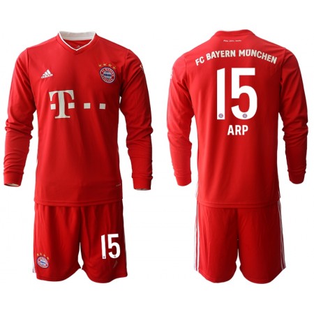 Completo Calcio Bayern Monaco Jann-Fiete Arp 15 Bambino Divisa Prima 2020/2021 ML